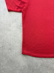 Nike T-Shirt Men’s Large Red Short Sleeve Activewear Gym Sports Y2K