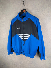 Adidas Jacket Mens XL Extra Large Blue Vintage 90s Tracksuit