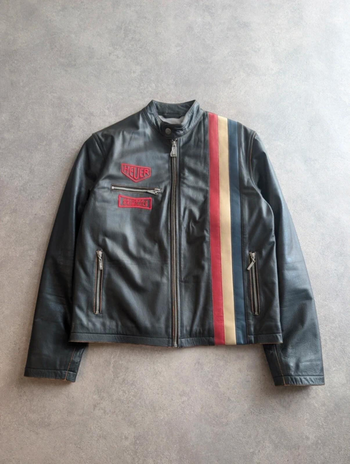 Grand Prix Originals Tag Heuer Steve McQueen Racing Jacket Men’s Medium Leather