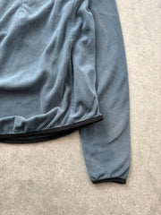 O’Neill Y2K Jumper Women's Medium Grey Quarter Zip Y2K Outdoor Casual