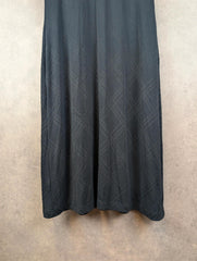 St Michael Dress Womens Extra Large XL Black Long Vintage 90s