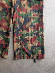 Vintage Swiss Army Military Cargo Trousers Men's W32 L32 Camouflage Combat