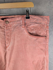 Cipo & Baxx Trousers Mens W38 L34 Coral Denim Straight Jeans