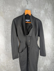 Thierry Mugler Dress Made in France Black Size 8