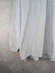 Oregon Shirt Mens Extra Large XL Grey Vintage 90s Polo Long Sleeve Cotton