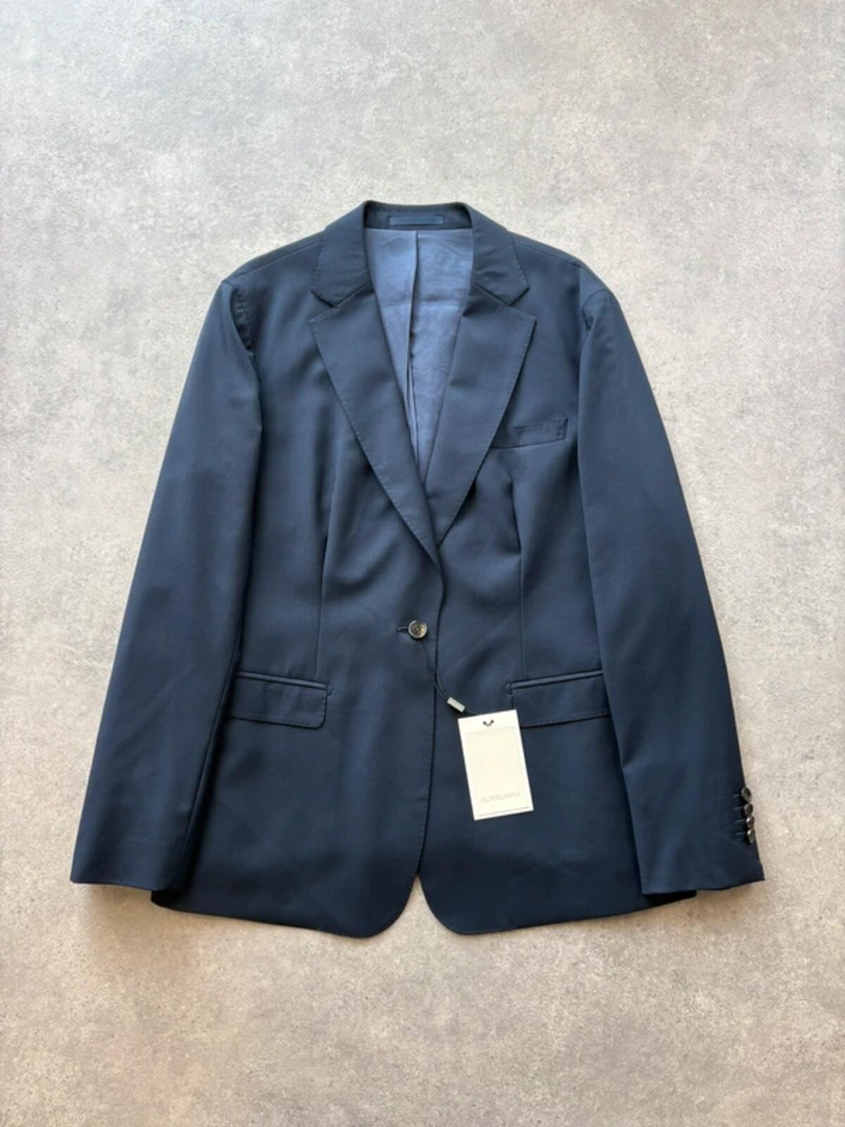 SuitSupply Blazer Jacket Women’s 16 Navy Wool Blend Smart Office Corporate