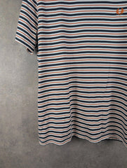 Fred Perry T-Shirt Mens XL Extra Large Stripped Short Sleeve