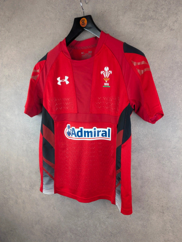 Under Armour Shirt Mens Medium M Red Rugby Union Home