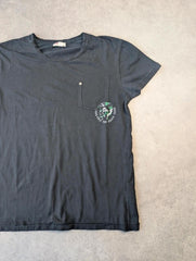 Diesel Y2K T-Shirt Men’s Medium Black Short Sleeve Designer Pocket Tee