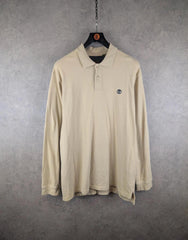Timberland Jumper Mens Extra Large XL Cream Vintage 90s Pullover