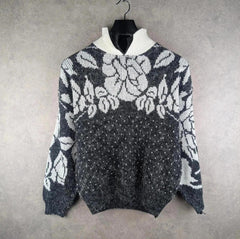 Simply Sol Jumper Womens 16 2XL XXL Knitted Mohair Vintage Collared