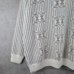 St Michael Jumper Mens L Large Knitted Vintage Retro Pullover