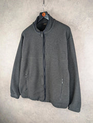 St Michael Jumper XL Extra Large Fleece Vintage Full Zip