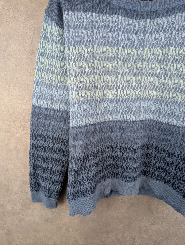 Fat Face Jumper Womens XL Extra Large Blue Knitted Pullover