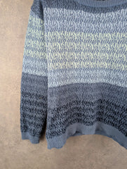 Fat Face Jumper Womens XL Extra Large Blue Knitted Pullover