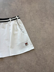 Vintage 1980s Fila Skirt Women’s Small White Mini Sports Tennis