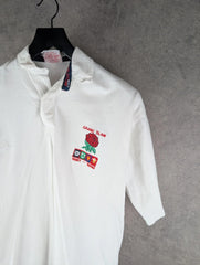 Cotton Traders Vintage Rugby Union Polo Shirt Mens L Large Embroidered 1991-1992