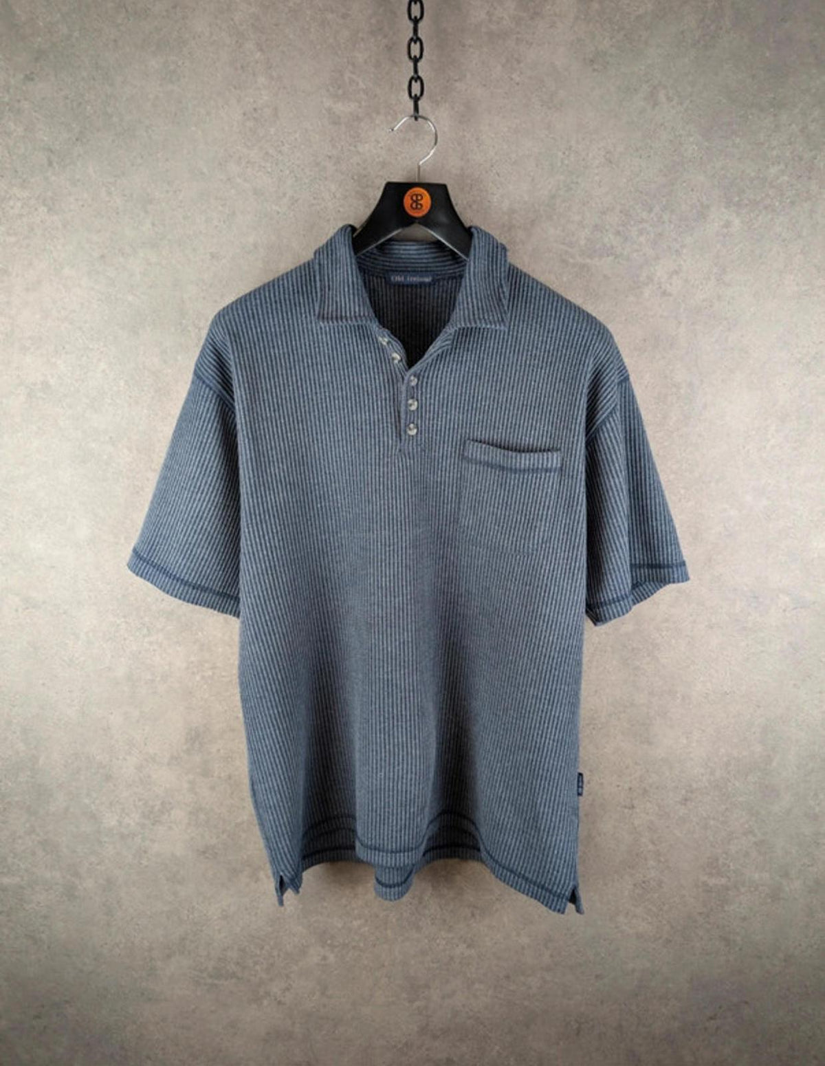 Old Ireland Polo Shirt Mens Extra Large XL Blue Vintage 90s