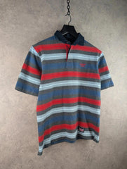 Help For Heroes Polo Shirt Mens Medium M Stripped