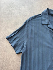 Reiss Shirt Men’s Small Blue Cotton Short Sleeve Casual Summer