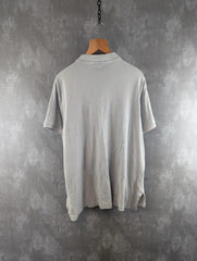Ralph Lauren Polo Shirt Mens XL Extra Large Grey Short Sleeve