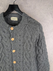 Gumps Cardigan Womens S Small Grey Wool Vintage