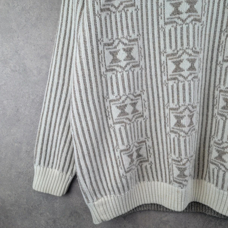 St Michael Jumper Mens Large L Knitted Vintage Retro Pullover