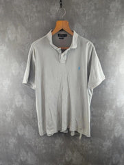 Ralph Lauren Polo Shirt Mens XL Extra Large Grey Short Sleeve