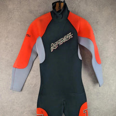 Tiki Attack Vintage Wetsuit Men's Medium M Surfing