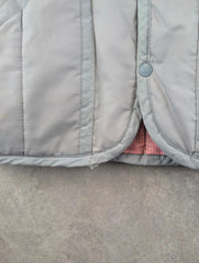 Lavenham Jacket Womens M Medium Grey Padded Gilet Vintage