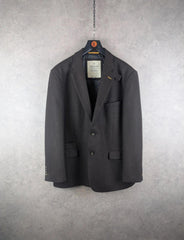 Vedonaire Blazer Mens XXL 2XL Brown Wool Jacket
