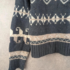 United Colors of Benneton Jumper Womens M Medium Knitted Wool Turtle Neck