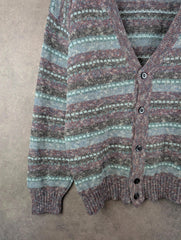 Artmo Jumper Mens XL Extra Large Vintage Cardigan Cotton Linen Italy