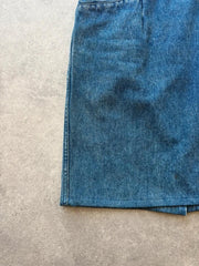 Vintage 1990s Denim Midi Skirt Women’s Small Blue Jean Festival Country Western