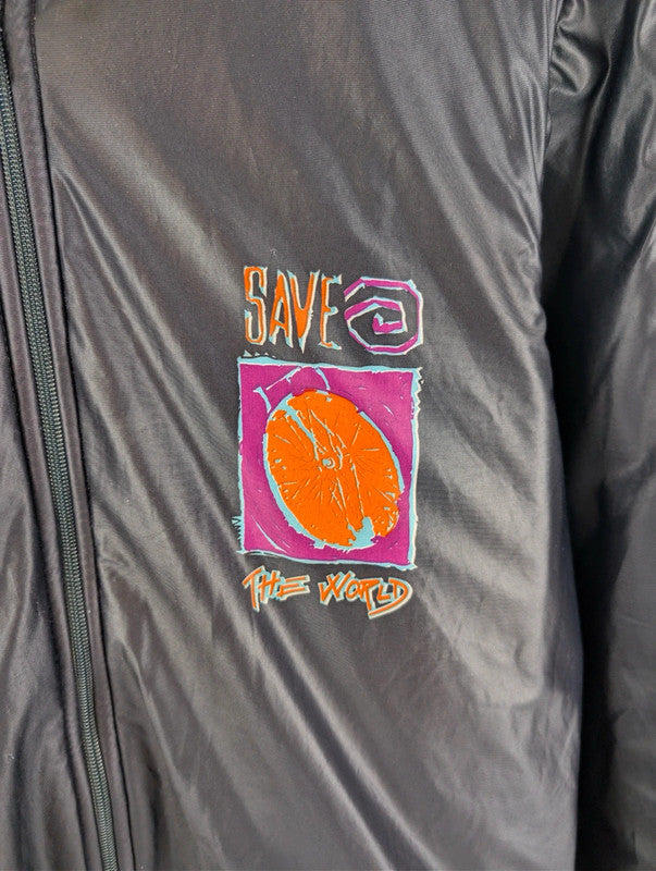 Vintage Fleece Jacket Mens Large L Full Zip 80s
