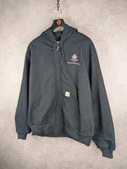 Carhartt Jacket Mens 2XL XXL Workwear Active Hood