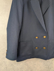 Windsmoor Jacket Womens M Medium Navy Wool Blazer Vintage