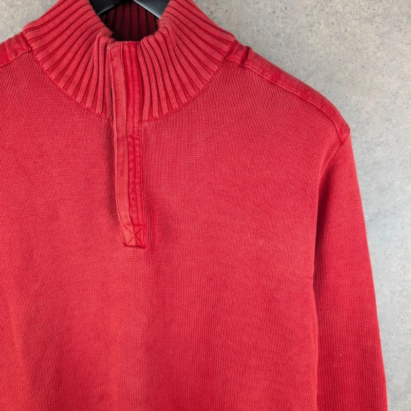 Marlborough Classics Jumper Mens XXL 2XL Red Knitted Vintage 90s Pullover
