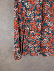 Kettlewell Top Womens Small S Floral Long Sleeve