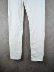 Versace Jeans Womens W30 L31 White Denim Skinny Vintage 90s