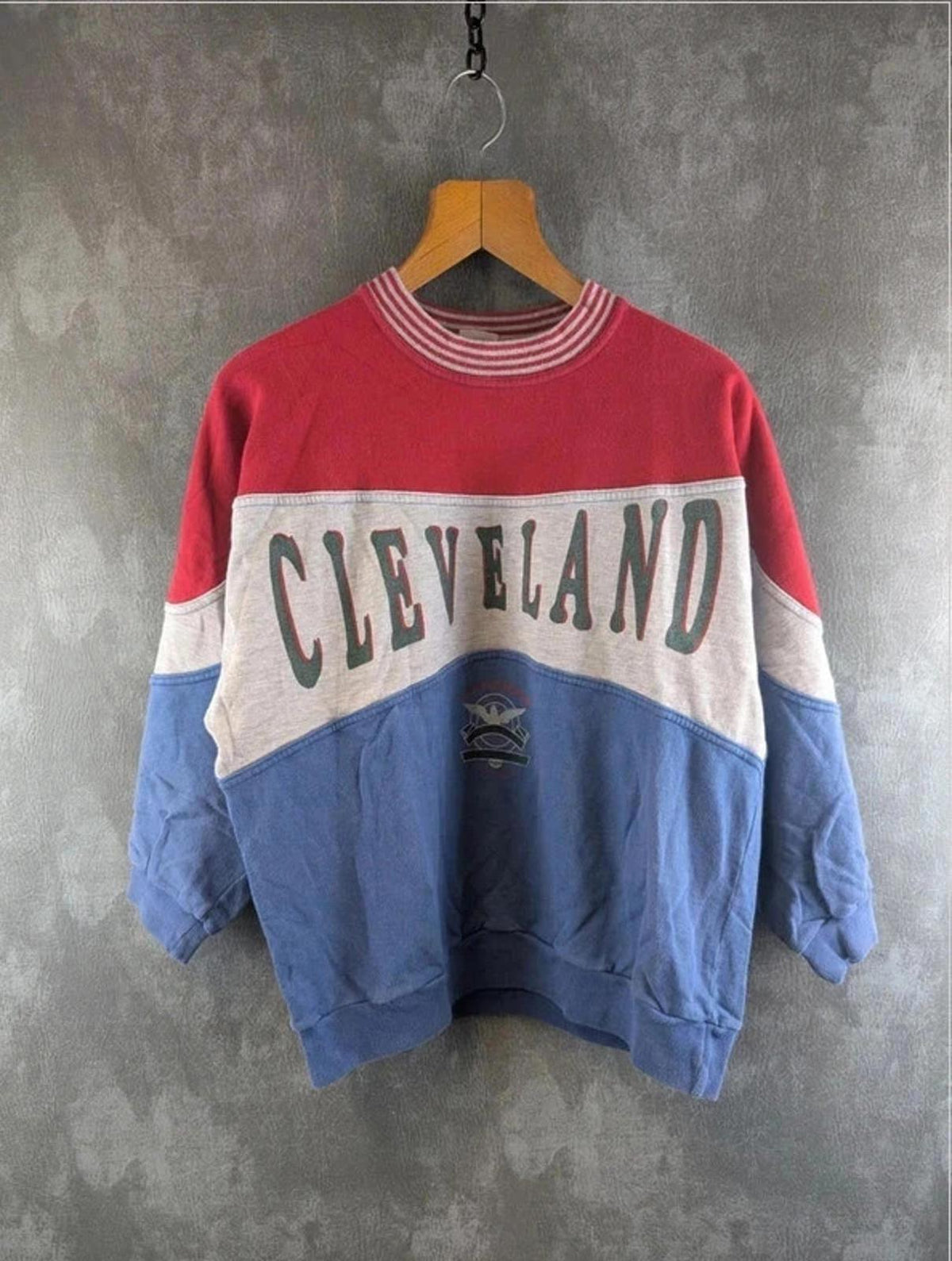 Cleveland Warriors Jumper Womens Small S Vintage 80s Pullover