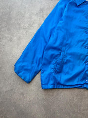 Vintage 1980s Windbreaker Jacket Mens XL Blue Retro Festival Coach Jacket