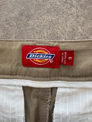 Dickies Y2K Trousers Women’s Small Bootcut Beige Low Rise Western