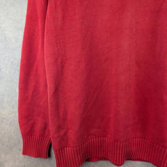 Marlborough Classics Jumper Mens XXL 2XL Red Knitted Vintage 90s Pullover