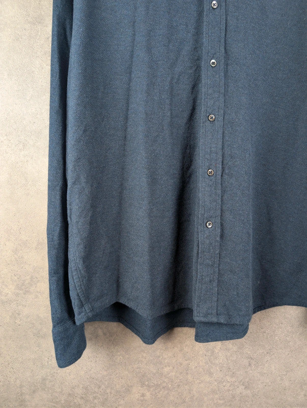 Ralph Lauren Shirt Mens XXL 2XL Navy Long Sleeve Cotton