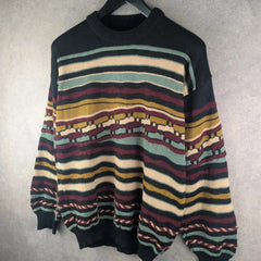 Vintage Jumper Mens XL Knitted Vintage Italian Coogi Style