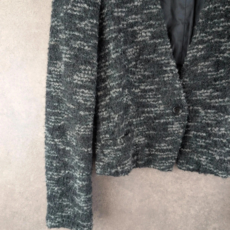 Noa Noa Jumper Womens Small S Grey Knitted Cardigan