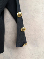 Barbour Jumper Womens XXL 2XL Black Knitted Pullover