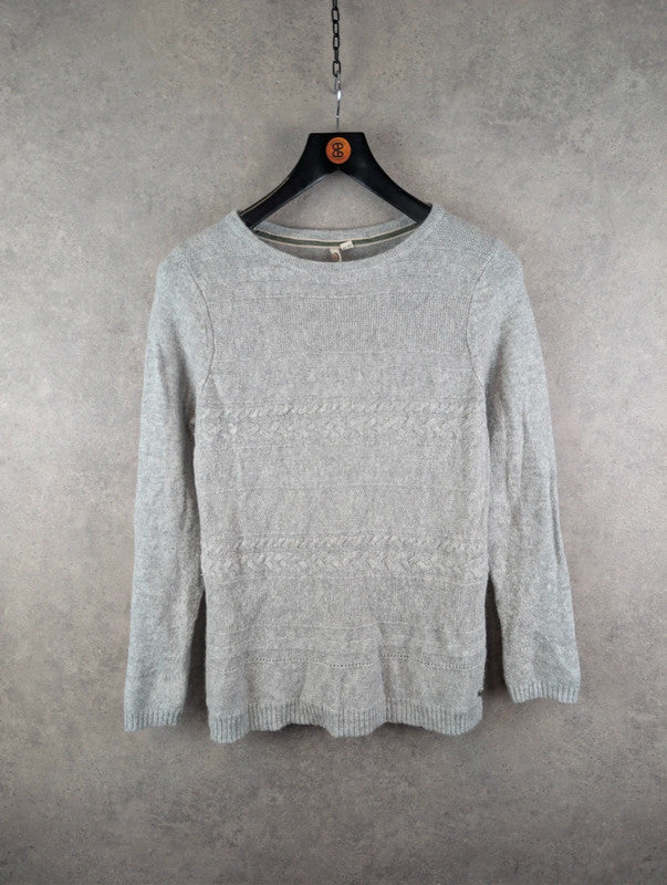 White Stuff Jumper Womens XXL 2XL Grey Knitted Pullover