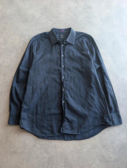 Paul Smith Shirt Men’s XL Navy Floral Pattern Long Sleeve Designer Smart Casual